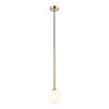 Okrągła lampa wisząca Arcturus P0574-01F-F7AA Zumaline biały złoty
