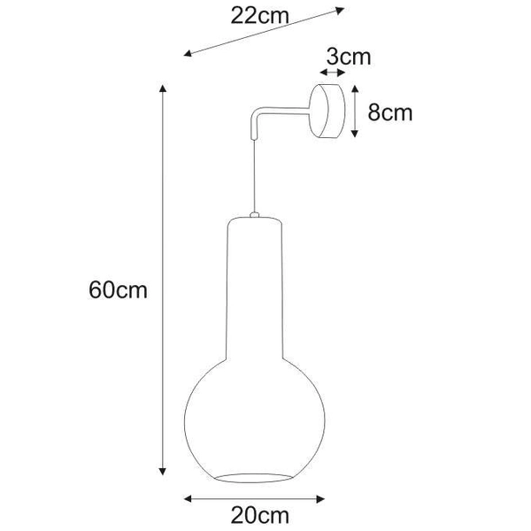 Kinkiet LAMPA ścienna Arvi K-4528 Kaja industrialna OPRAWA druciana metalowa biała złota