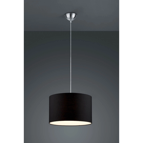 Abażurowa lampa wisząca Hotel 303300102 nad wyspę czarna