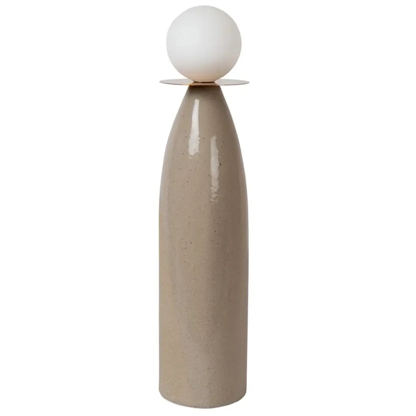 Porcelanowa lampa stołowa Figaro 13544/54/36 Lucide kula biała szara