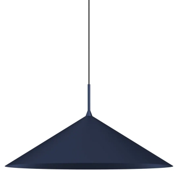 Regulowana wisząca lampa  CAPITAL MLP0950 stożek na korytarz niebieska