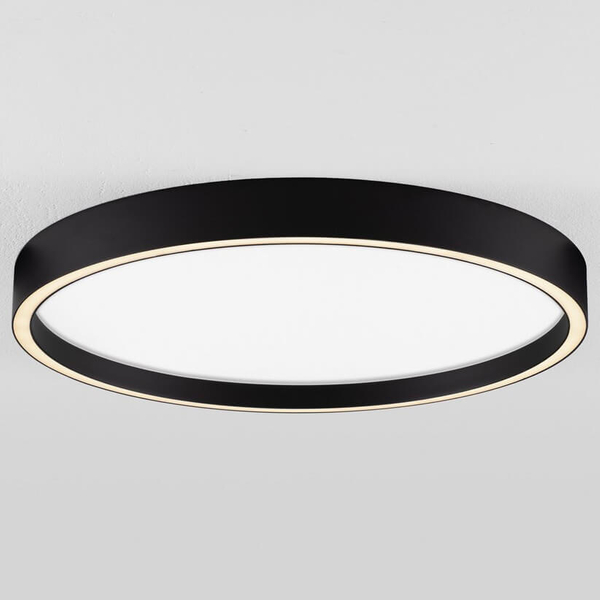 Plafon okrągły do salonu TOCACHE LE44873 LED 38W 2700-3000K czarny