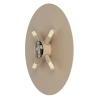 Dekoracyjna lampa ścienna Luna Sabia 10625 okrągłą koło beżowy