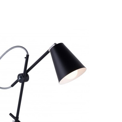 Biurkowa lampa ADX 1008B1 loftowa na wysięgniku regulowana czarna