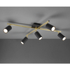 Lampa sufitowa VANTOS DL580612400 Trio regulowana sople czarna złota