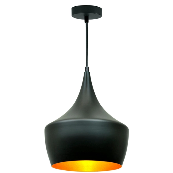 LAMPA wisząca MODERN 305459 IL MIO metalowa OPRAWA CASELLE zwis ORI czarny złoty