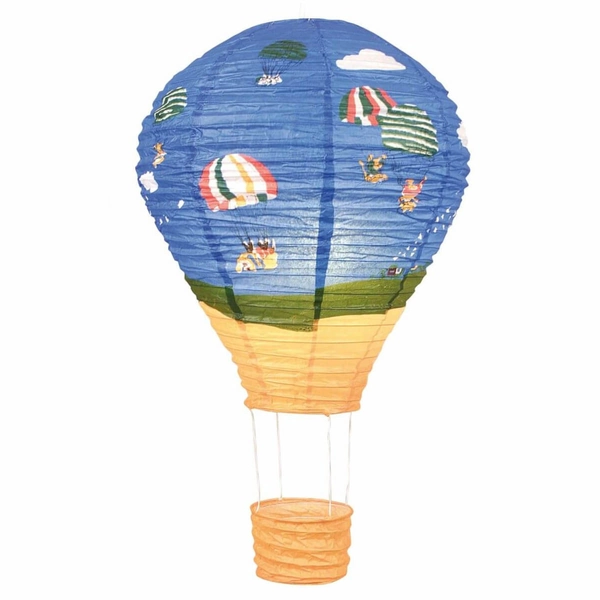 Wisząca lampa Kizi 405300 Nave do pokoju dziecięcego balon papierowa multikolor