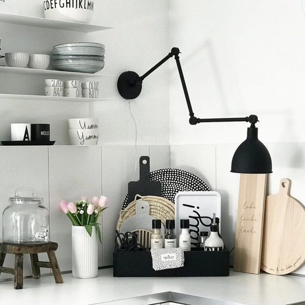 Industrialna lampa ścienna Bazar 2827660-4000 By Rydens regulowana czarna