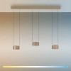 Wisząca lampa sterowana na pilot PURE CLIPSE brązowa 2473-97 3xLED 5W 2200-5000K CCT