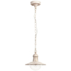 Zewnętrzna LAMPA wisząca OSLO 8740 Rabalux tarasowa OPRAWA loftowy ZWIS industrialny na łańcuchu IP44 antyczna biel