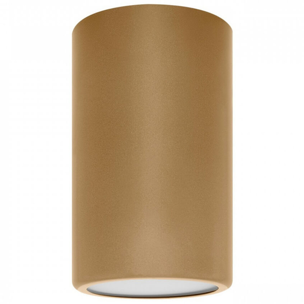 Metalowy donwlight sufitowy 137623620675 tuba do holu złota