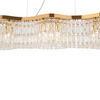 Kryształowa lampa wisząca Dune DIA005PL-06G Maytoni glamour złota