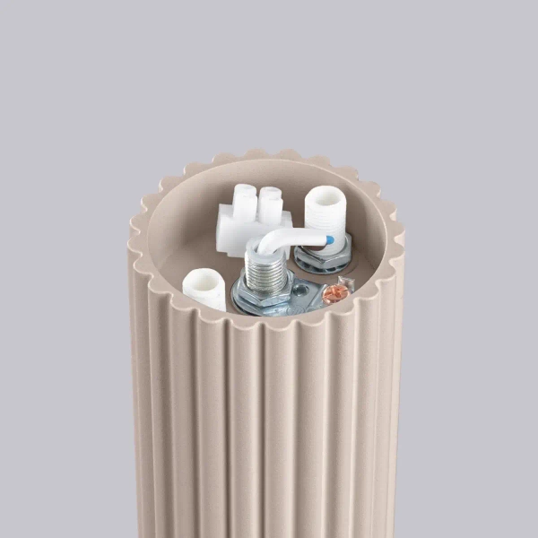 Okrągła lampa sufitowa HALO SL.1743 do łazienki kula IP44 biała kaszmirowa