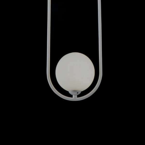 LAMPA wisząca RING MOD013PL-02W Maytoni modernistyczna OPRAWA zwis szklane kule białe