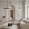 Lampa nad stół Coburg P06753BR Cosmolight wisząca art.deco mosiądz czarny