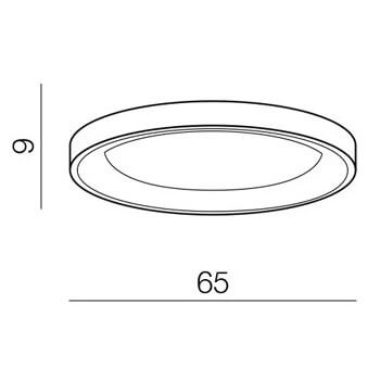Przysufitowa lampa pierścieniowa SILVAM AZ2698 LED 42W 2900K drewniany