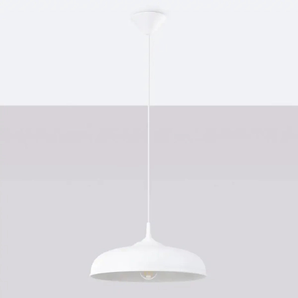 Lampa do pokoju wisząca Gina SL.1329 Sollux do salonu biała