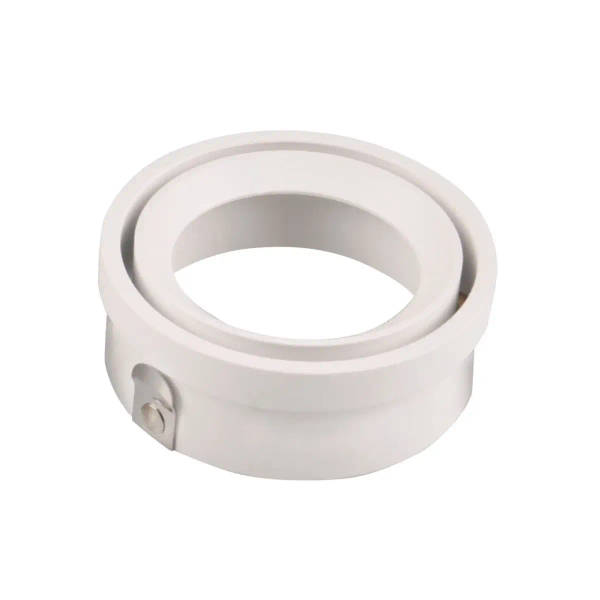 Downlight do sypialni XENO 325389 podłużna tuba biała złota
