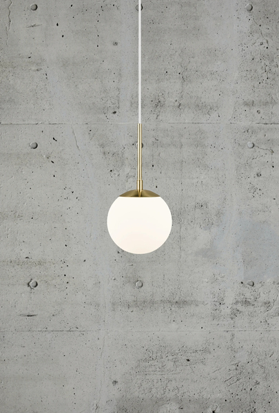 Lampa wisząca Grant 2010553035 Nordlux kula ball biała