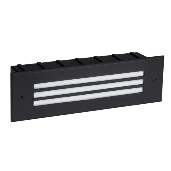 Prostokątny zewnętrzny kinkiet SORELIO LE75316 LED 6W 3000K IP65 czarny