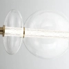 Wisząca lampa szklane kule Atomo QN-ATOMO-LP7-BG LED 46W 3000K złoty