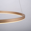 Zawieszana lampa RITUS 15394-60 Just Light LED 31,5W 3000K koło mosiądz