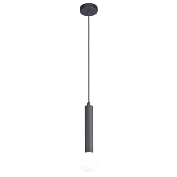 Podłużna lampa wisząca Filano PND-33574-1-BK tuba czarna