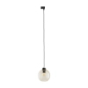 Stożkowa lampa wisząca TRACER CUBUS 10667 1-fazowa czarny bursztynowy