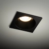 Łazienkowy downlight sufitowy Prisma 10581 kwadratowy IP65 czarny