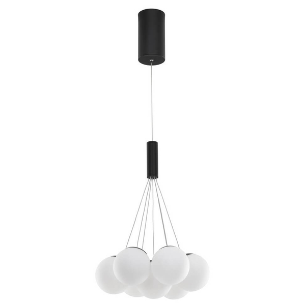 Wisząca lampa loftowa Abala LE43309 LED 49W 3000K czarna biała