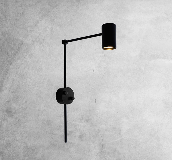 LAMPA ścienna DAKATA 4490 Shilo metalowa OPRAWA downlight tuba czarna