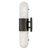 Podłużna lampa ścienna Ibiza QN-IBIZA-M-BX LED 21,5W 3000K IP44 czarny