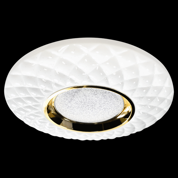 Sufitowa lampa glamour Tokyo pokojowa LED 48W pilot złota