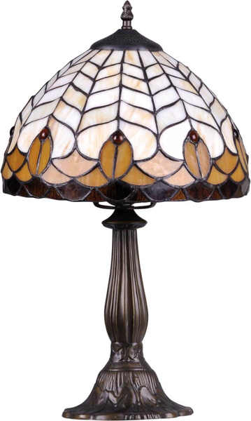 Stojąca lampa Sargan K-G121551 secesyjna na komodę brązowa