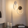 Pierścieniowa lampa wisząca Totti ABR-LWTIT-B LED 10W 3000K metalowa biała