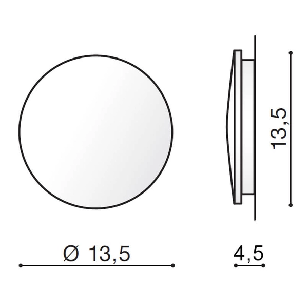 Drewniana lampa ścienna Ancona AZ2714 Azzardo LED 6W kinkiet pokojowy