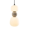Ledowa lampa wisząca Modern P0627 LED 12W 3000K do jadalni jasny szary