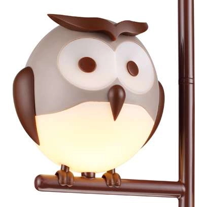 Dziecięca lampa sufitowa OWL ML244 Milagro do pokoju dziecka sowy brązowe