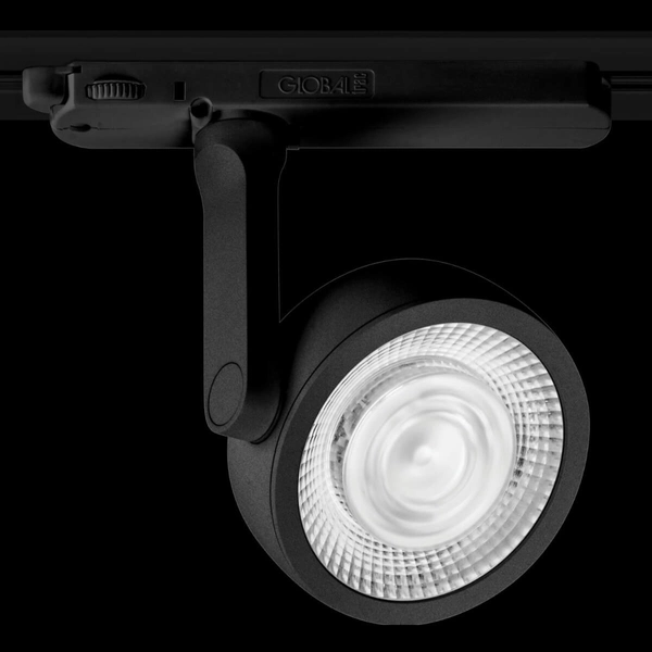 Lampa do szynoprzewodu z regulacją Charon S0014 Maxlight LED 15W 3000K czarna