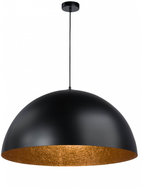 Lampa wisząca kopuła Sfera 30138 do holu czarna miedziana