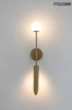 Szklana lampa ścienna Lucca MSE010400205 kula biała złota