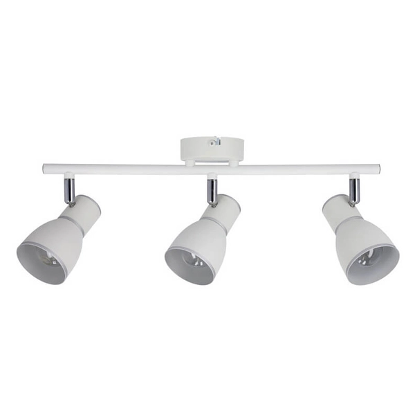 Potrójna lampa ścienno-sufitowa 93-63403 regulacja biała chrom