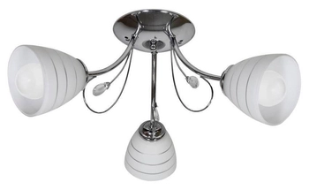 Klasyczna lampa sufitowa Simpli 33-63847 biała chrom
