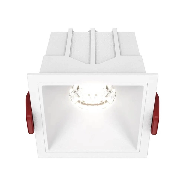 Kwadratowa lampa podtynkowa Alfa DL043-01-10W4K-SQ-W LED 10W 4000K biały