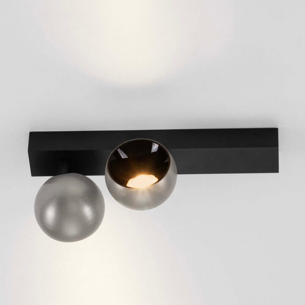 Lampa sufitowa FRONTERA LE44942 LED 21W 3000K bubbles szara czarna