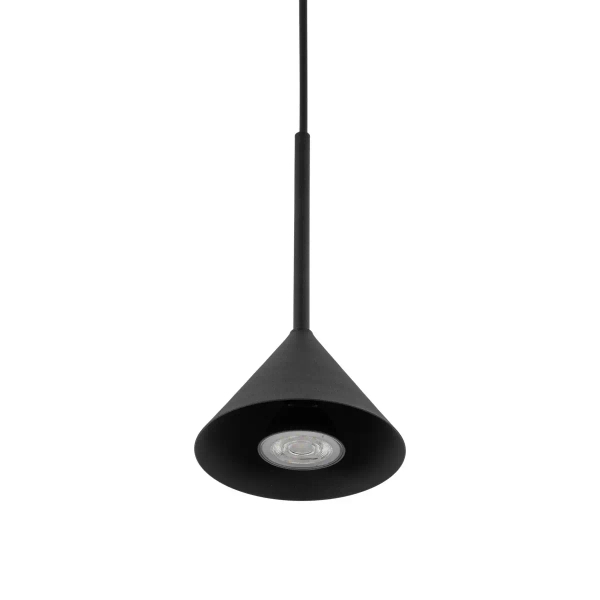 Wisząca lampa trójkątna CONO 10304 do salonu czarny