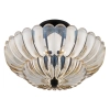 Szklany plafon kwiat Whitecap QZ-WHITECAP-SF-M bursztynowy