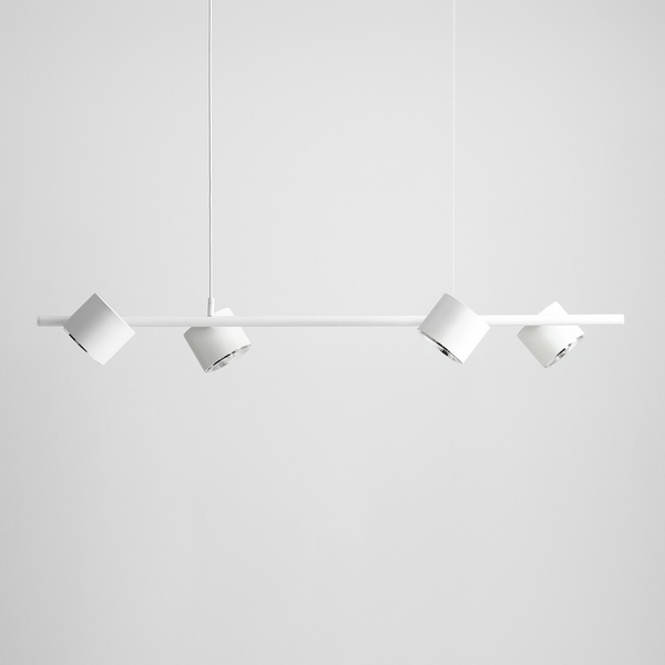 Regulowana lampa wisząca BOT 1046L Aldex reflektorki na listwie