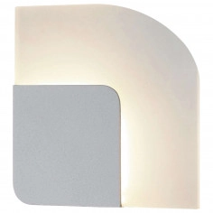 LAMPA ścienna LORELEI MB1280B Italux metalowa OPRAWA kwadratowa LED 3,6W 3000K biała