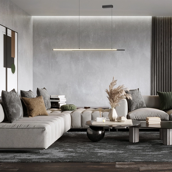 Lampa wisząca podłużna Halo MOD005PL-L36BK LED 48W czarna